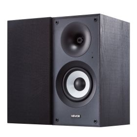 Powered Bookshelf Speakers, 25W x 2, Active Studio Monitor Speaker with 5.5 Inch Woofer, Bluetooth/RCA/Coaxial/Optical/USB/Subwoofer Connection
