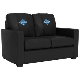 Silver Loveseat with Los Angeles Dodgers 2025 World Champions Logo
