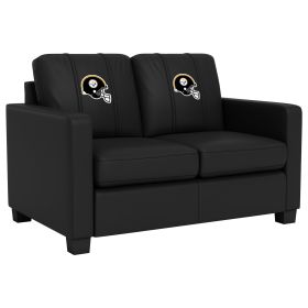 Dyno Stationary Loveseat with Pittsburgh Steelers Helmet Logo