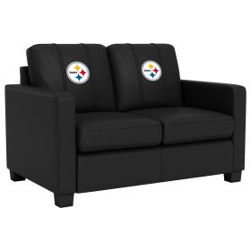 Dyno Stationary Loveseat with Pittsburgh Steelers Primary Logo