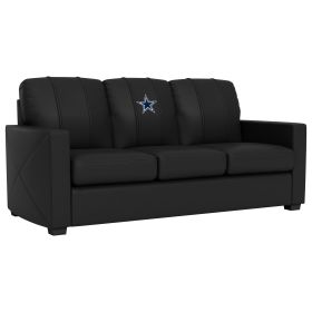 Silver Sofa with Dallas Cowboys Primary Logo