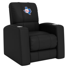 Relax Home Theater Recliner with Texas Rangers Cooperstown (Material: Commercial Grade Synthetic Leather)